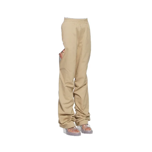 Strap Pleated Casual Pants