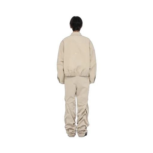 Strap Pleated Casual Pants