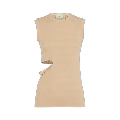 Beige Wool Top