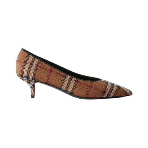 Plaid Pointed High Heels