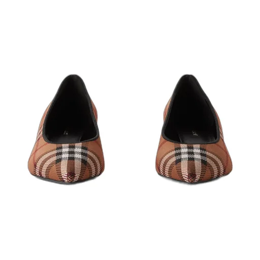 Plaid Pointed High Heels