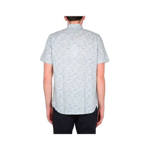 Ps Paul Smith Graphic Printed Curved Hem Shirt