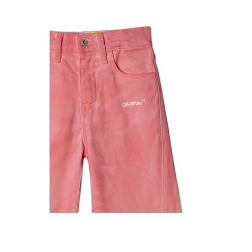 Helvetica Faded Wide Leg Trousers