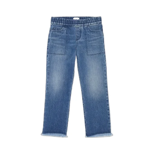 Fendi Kids Logo Embroidered Roma Jeans