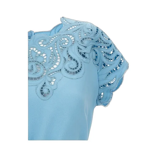 Ermanno Scervino Lace Belted Mini Dress