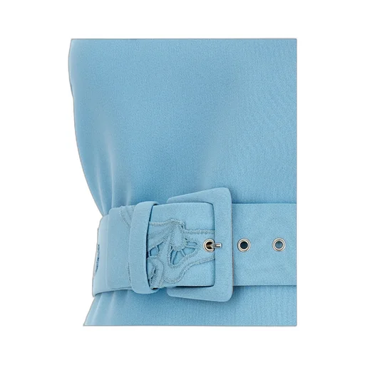 Ermanno Scervino Lace Belted Mini Dress