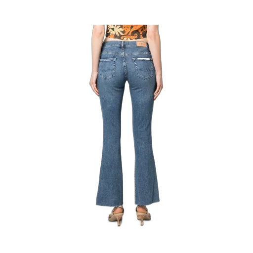 Logo-Patch Bootcut Jeans