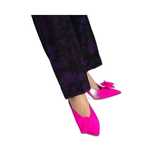 Victoria Beckham Floral Embellished Mules