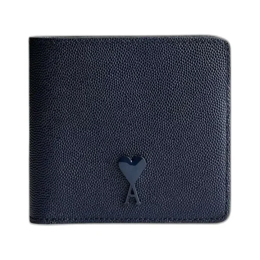 Logo-Plaque Leather Wallet