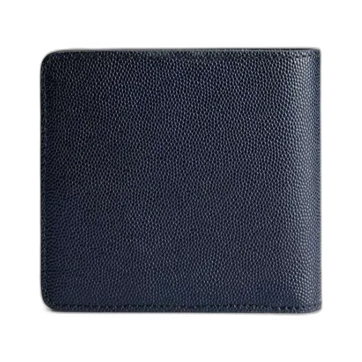 Logo-Plaque Leather Wallet