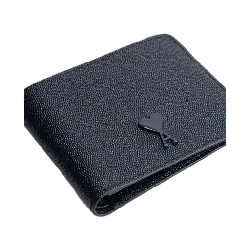 Logo-Plaque Leather Wallet