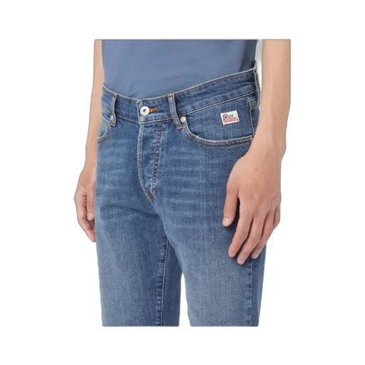 Belt-Loop Denim Shorts
