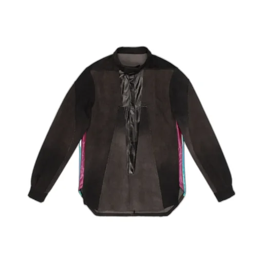 Deconstructed Panelled Denim Shirt Jacket