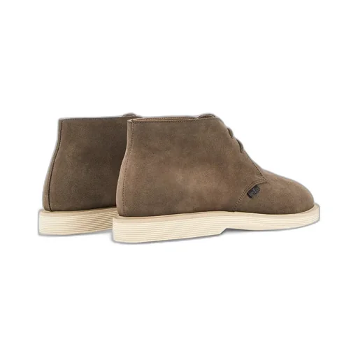 Lace-Up Leather Boots
