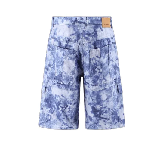Isabel Marant Jemuel Bleached-Effect Cargo Shorts