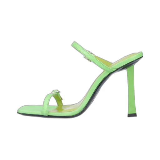 Buck-Down Detail Sandals