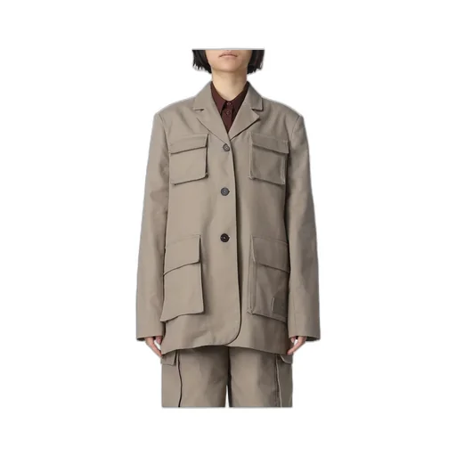 Lapel Long-Sleeved Casual Jacket