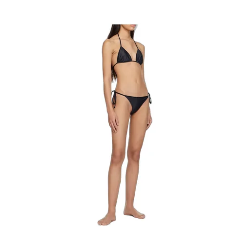 Ganni Logo Printed Bikini Top