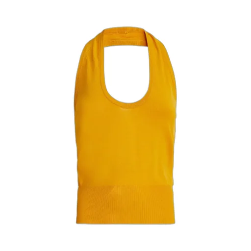 Hanging Neck And Bare Back Vest