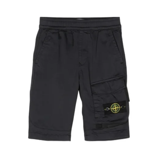 Logo-Patch Straight-Leg Trousers