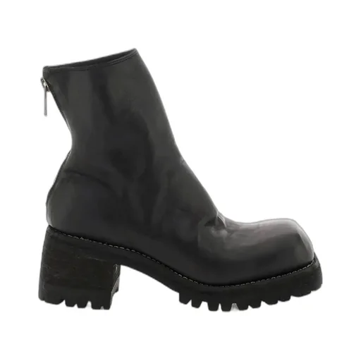 Square-Toed Ankle Short Boots