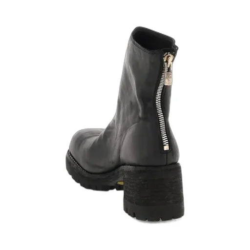 Square-Toed Ankle Short Boots