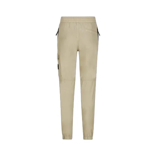 Compass-Motif Cotton Trousers