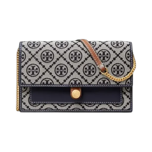 Tory Burch T Monogram Chain Wallet