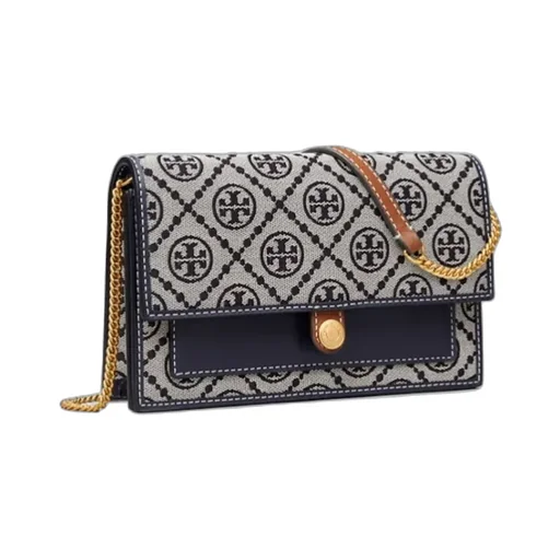 Tory Burch T Monogram Chain Wallet