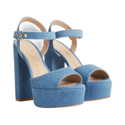 Block-Heel Platform Sandals