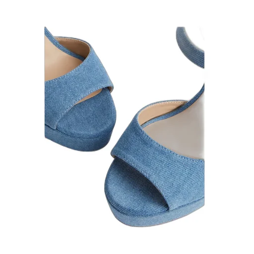Block-Heel Platform Sandals