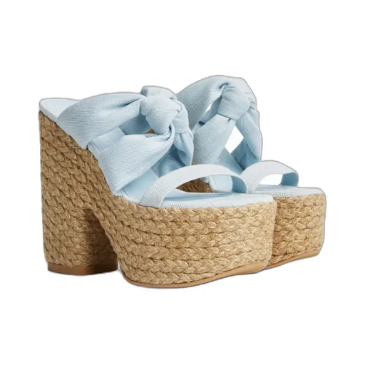 Open-Toed Set And Wedge Sandals