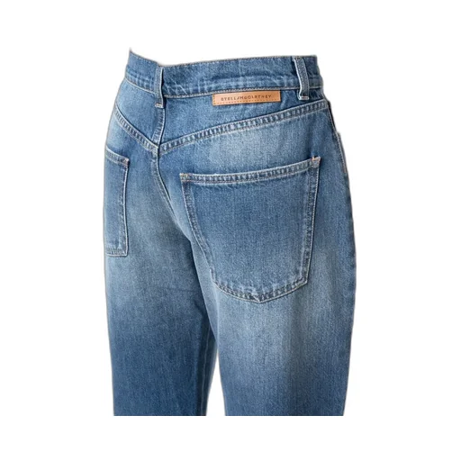 Stella Mccartney Distressed Straight-Leg Jeans