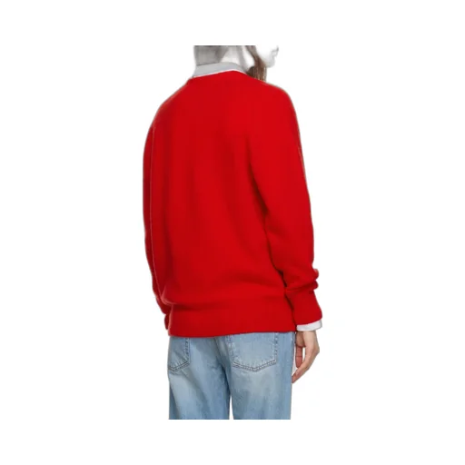 Open-Front Cashmere Jumper