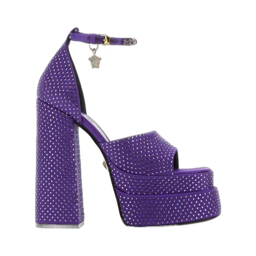 Versace Medus Aevitas Embellished Platform Sandals
