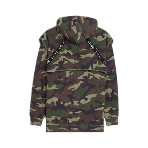 Celine Bands Hoodie In Fleece