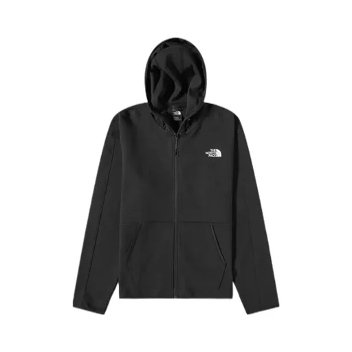 Logo Hooded Zipper Jacket