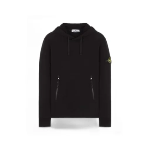 Stone Island Zip-Detailed Drawstring Hoodie