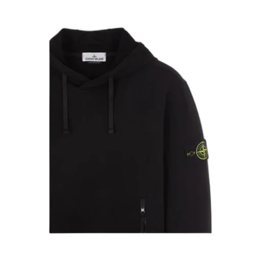 Stone Island Zip-Detailed Drawstring Hoodie