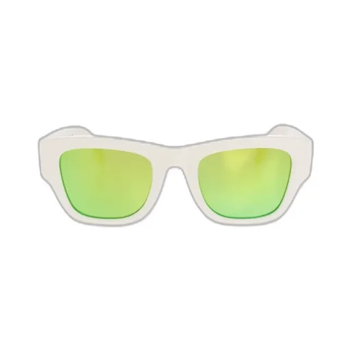 Square-Frame Mirrored Sunglasses