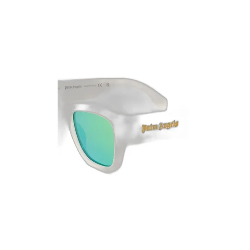 Square-Frame Mirrored Sunglasses