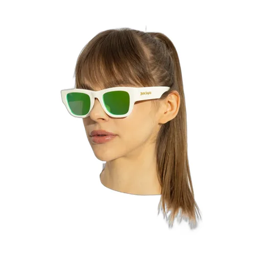 Square-Frame Mirrored Sunglasses