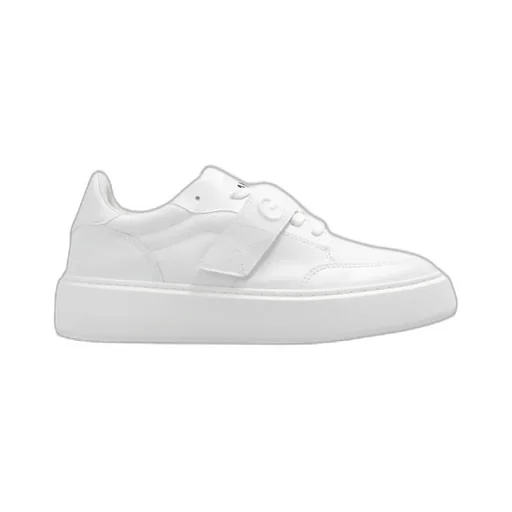 Ganni Logo Embossed Touch Strap Sneakers