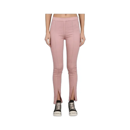 Rick Owens Drkshdw Slit-Detailed Stretch Leggings