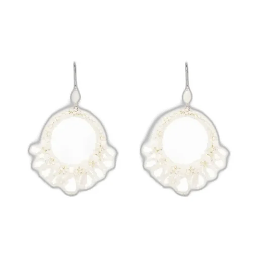 Bead Hoop Earrings