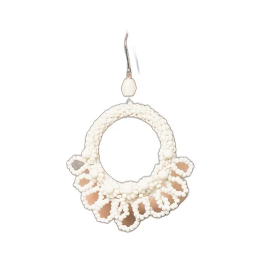 Bead Hoop Earrings