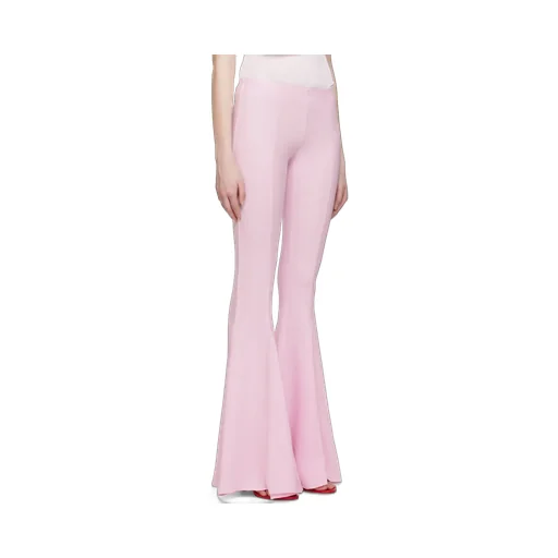 Stretch-Jersey Flared Trousers