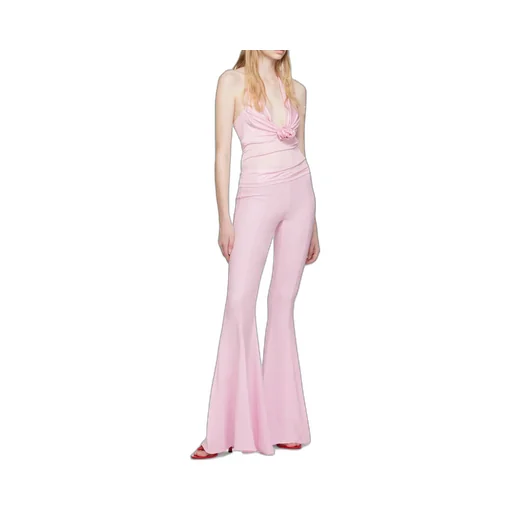 Stretch-Jersey Flared Trousers