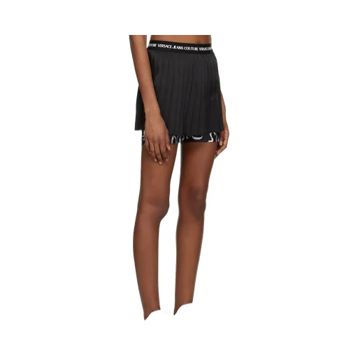 Logo Waistband Pleated Skorts