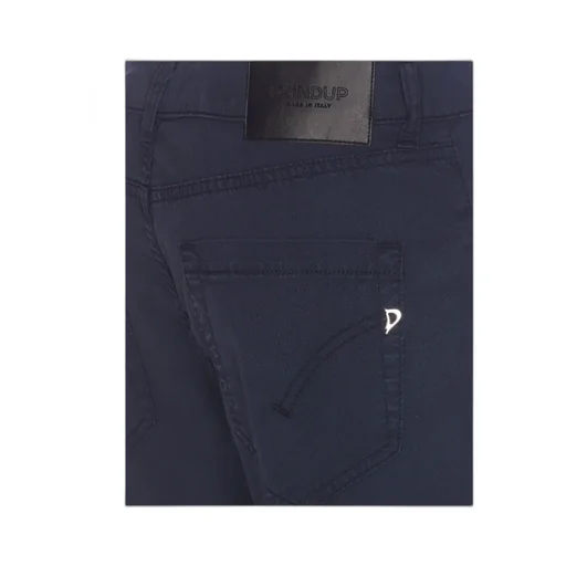 Dondup Logo-Patch Cropped Straight-Leg Jeans